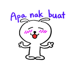 Malaysia rabbit sticker sticker #8721926