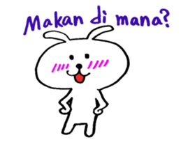 Malaysia rabbit sticker sticker #8721929