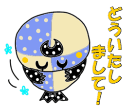 Daily life of colorful fish sticker #8722091