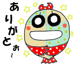 Daily life of colorful fish sticker #8722095