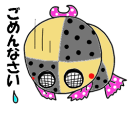 Daily life of colorful fish sticker #8722102