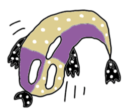 Daily life of colorful fish sticker #8722105