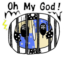 Daily life of colorful fish sticker #8722107