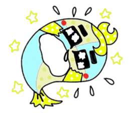 Daily life of colorful fish sticker #8722123
