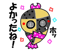 Daily life of colorful fish sticker #8722124