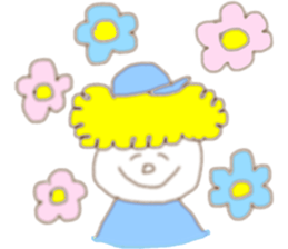 Blond  boy sticker #8722491