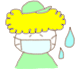 Blond  boy sticker #8722493