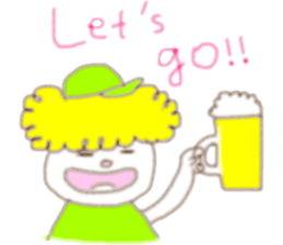 Blond  boy sticker #8722494