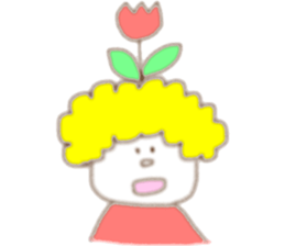 Blond  boy sticker #8722495