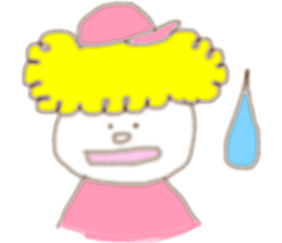 Blond  boy sticker #8722500