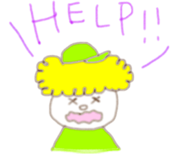 Blond  boy sticker #8722502