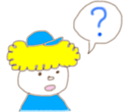 Blond  boy sticker #8722504