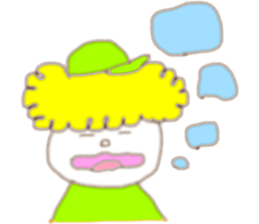 Blond  boy sticker #8722510