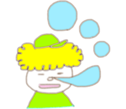 Blond  boy sticker #8722511