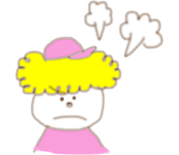 Blond  boy sticker #8722512