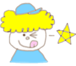 Blond  boy sticker #8722518