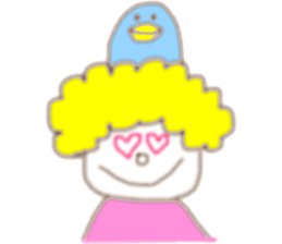 Blond  boy sticker #8722520