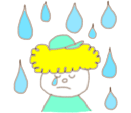 Blond  boy sticker #8722524