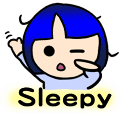 Okappa girl Kato universal ver. sticker #8723130