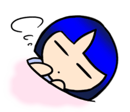 Okappa girl Kato universal ver. sticker #8723132