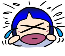 Okappa girl Kato universal ver. sticker #8723165