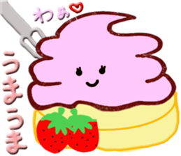 Yes! This is a Chocolate soft ice cream! sticker #8723176