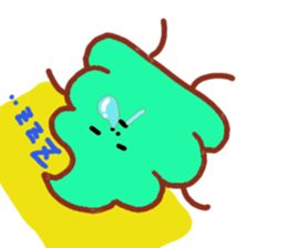 Yes! This is a Chocolate soft ice cream! sticker #8723191