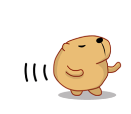 Kyapibara 3 sticker #8723269