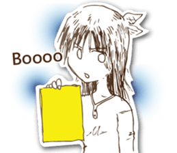 PAPER GIRL(English) sticker #8724256