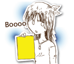 PAPER GIRL(English) sticker #8724256