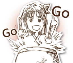 PAPER GIRL(English) sticker #8724257