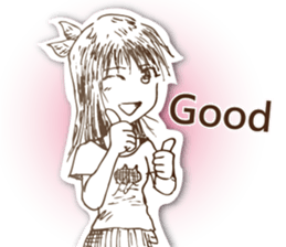 PAPER GIRL(English) sticker #8724258