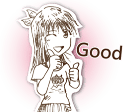 PAPER GIRL(English) sticker #8724258