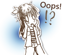 PAPER GIRL(English) sticker #8724260