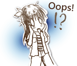 PAPER GIRL(English) sticker #8724260