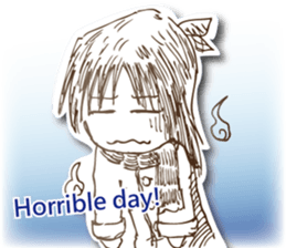 PAPER GIRL(English) sticker #8724266