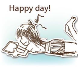 PAPER GIRL(English) sticker #8724273