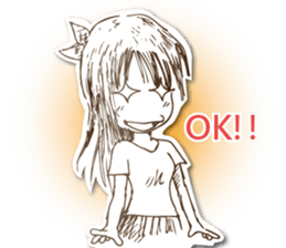 PAPER GIRL(English) sticker #8724275