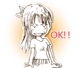 PAPER GIRL(English) sticker #8724275