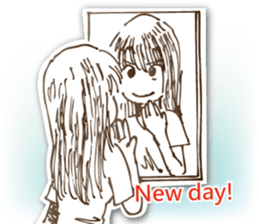 PAPER GIRL(English) sticker #8724276