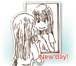 PAPER GIRL(English) sticker #8724276