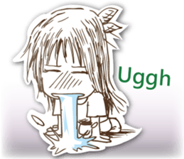 PAPER GIRL(English) sticker #8724277