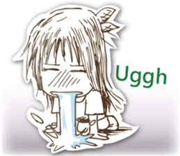 PAPER GIRL(English) sticker #8724277