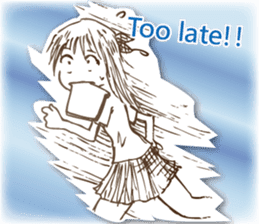 PAPER GIRL(English) sticker #8724278