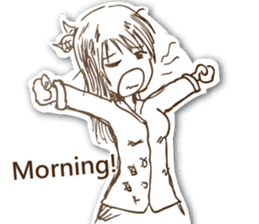 PAPER GIRL(English) sticker #8724279