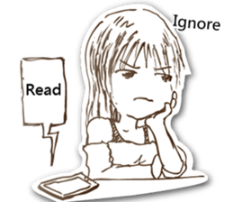 PAPER GIRL(English) sticker #8724281