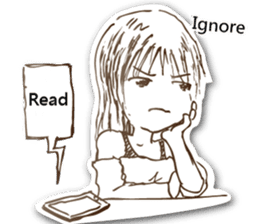 PAPER GIRL(English) sticker #8724281