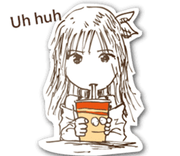 PAPER GIRL(English) sticker #8724283