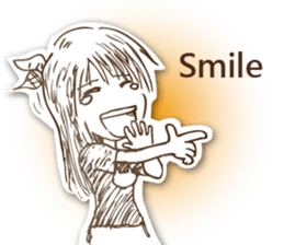 PAPER GIRL(English) sticker #8724285