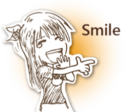 PAPER GIRL(English) sticker #8724285